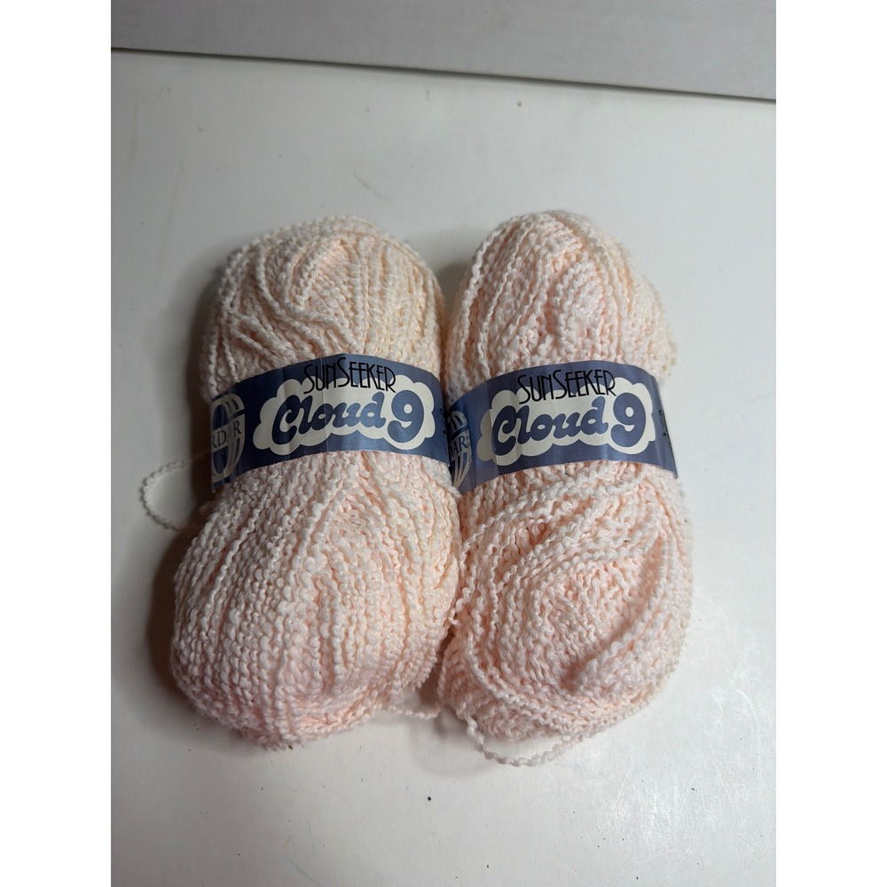 Sirdar Sunseeker Cloud 9 DK Yarn 2 Skeins‎ Color 330 Peach Apricot 50g England